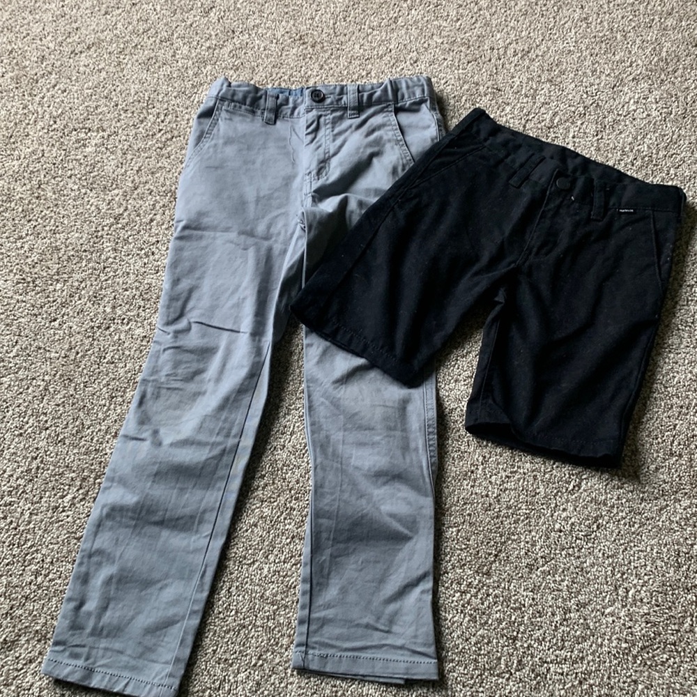 1 dress pant and 1 dress short
